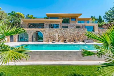 Stunning 6 bedroom Villa for sale with panoramic view and sea view in Mougins, Cote d'Azur French Riviera