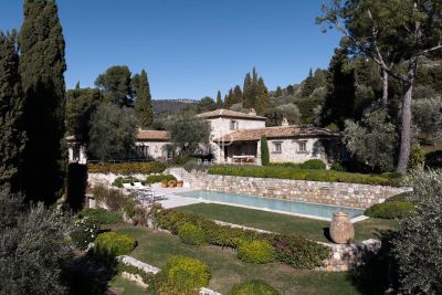 Character 6 bedroom House for sale with panoramic view and countryside view in Grasse, Cote d'Azur French Riviera