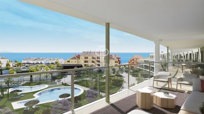 New Build 2 bedroom Apartment for sale with sea view in Manilva, Andalucia