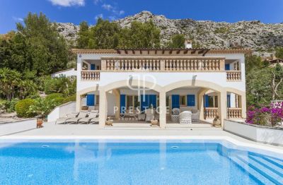 Luxury 4 bedroom Villa for sale with sea view and panoramic view in La Font, Pollenca, Mallorca