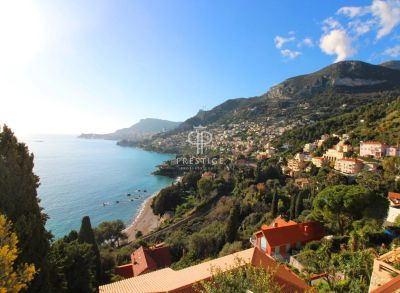 Inviting 5 bedroom House for sale with panoramic view and sea view in Roquebrune Cap Martin, Cote d'Azur French Riviera