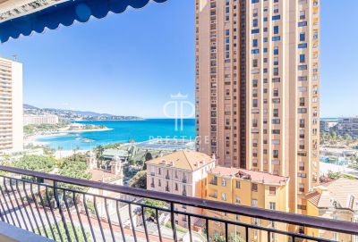 Bright 3 bedroom Apartment for sale with sea view in Monte Carlo, Monte Carlo and Beaches