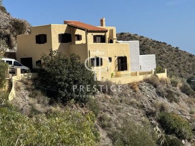 Authentic 3 bedroom Villa for sale with sea view in La Parata, Mojacar, Andalucia