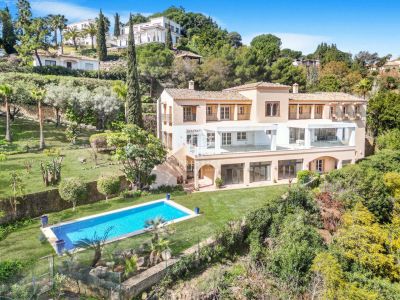 Immaculate 7 bedroom Villa for sale with sea view and countryside view in El Madronal, Benahavis, Andalucia