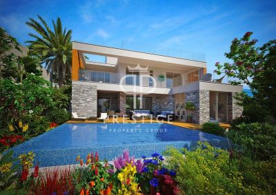 Contemporary 4 bedroom Villa for sale with sea view and panoramic view in Paphos, Paphos