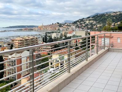 Bright 3 bedroom Penthouse Apartment for sale with sea view and panoramic view in Menton Garavan, Menton, Provence Alpes Cote d'Azur