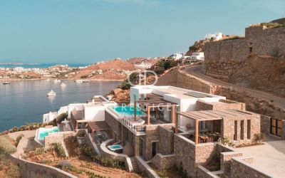 Waterfront 7 bedroom Villa with sea view in Mykonos, Cyclades Islands