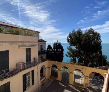 Authentic 2 bedroom House for sale with sea view in Roquebrune Cap Martin, Provence Alpes Cote d'Azur