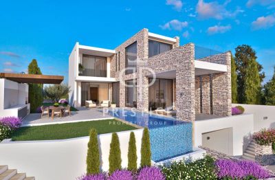 Stylish 4 bedroom Villa for sale with sea and panoramic views in Paphos, Paphos