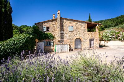 Authentic 5 bedroom House for sale with countryside view in Montecatini Val di Cecina, Tuscany