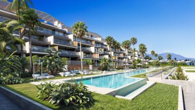 Frontline  Single Storey Villa for sale with Sea View in Manilva, Andalucia