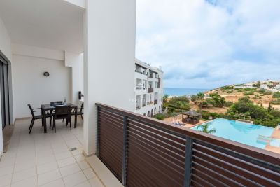 Modern 1 bedroom Apartment for sale with sea view in Porto de Mos, Algarve