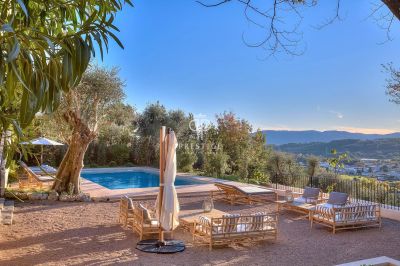 Spacious 7 bedroom Villa for sale with panoramic view in Valbonne, Provence Alpes Cote d'Azur