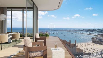 Luxury 1 bedroom Apartment for sale with sea view in Cascais, Central Portugal