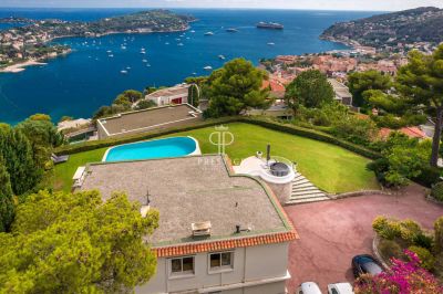 Authentic 5 bedroom Villa for sale with panoramic and sea views in Villefranche sur Mer, Provence Alpes Cote d'Azur