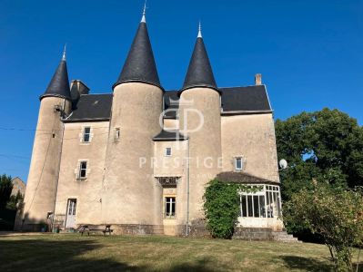 Beautiful Character 6 bedroom Chateau for sale with countryside views in Prissac, La Brenne Natural Park, Centre Val de Loire