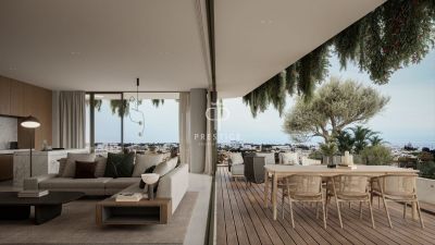 Immaculate 3 bedroom Penthouse Apartment for sale with sea view in Paphos, Paphos