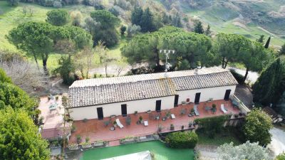 Unique 7 bedroom Commercial Property for sale with countryside and sea views in Volterra, Tuscany