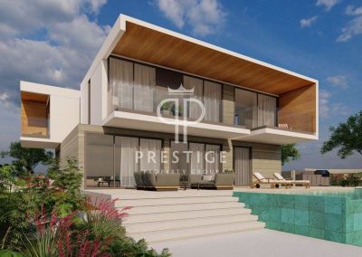 New Build 4 bedroom Villa for sale with sea view in Tala, Paphos