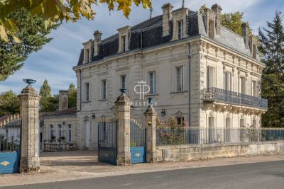 Beautiful French Manor House and Vineyard for sale with countryside views in Maransin, Nouvelle Aquitaine
