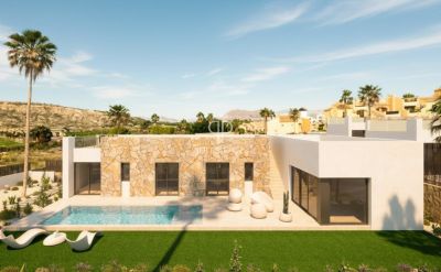 Immaculate 3 bedroom Villa for sale with panoramic view in Algorfa, Alicante, Valencia