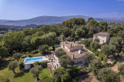 Immaculate 9 bedroom Villa for sale with panoramic and countryside views in Valbonne, Provence Alpes Cote d'Azur