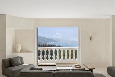 Renovated 5 bedroom Villa for sale with sea and panoramic views in Roquebrune Cap Martin, Provence Alpes Cote d'Azur