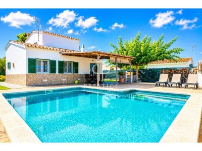 Spacious 3 bedroom Villa for sale with sea view in Son Vitamina, Alaior, Menorca