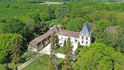 Authentic 9 bedroom Chateau for sale with countryside view in Castillonnes, Nouvelle Aquitaine