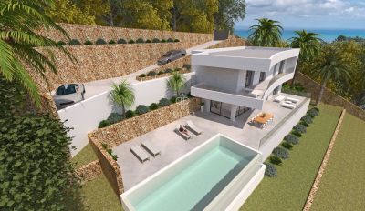 Immaculate 5 bedroom Villa with sea and panoramic views in Nova Xabia, Javea, Valencia