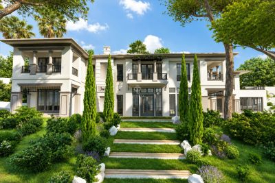Land for sale with  Planning Permission for a 5 bed Luxury Villa with sea view in Californie, Cannes, Provence Alpes Cote d'Azur