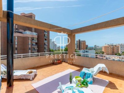 Spacious 2 bedroom Penthouse Duplex Apartment for sale with sea and panoramic views in El Campello, Valencia