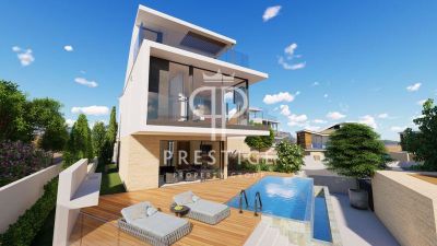 Beachfront 3 bedroom Villa for sale with sea view in Chloraka, Paphos, Paphos