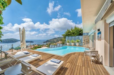 Immaculate 4 bedroom Villa for sale with panoramic and sea views in Villefranche sur Mer, Provence Alpes Cote d'Azur