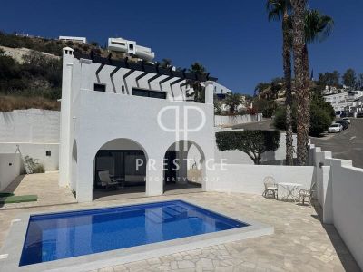 Immaculate 3 bedroom Villa for sale with sea and panoramic views in Mojacar Playa, Mojacar, Andalucia