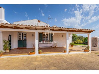 Authentic 4 bedroom House for sale with sea and panoramic views in Trebaluger, Menorca