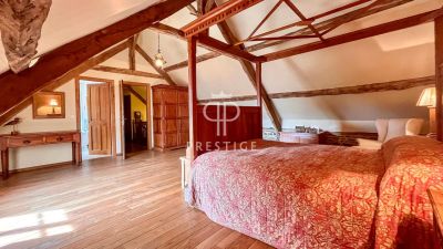 5 bedroom Manor House for sale with countryside view with Income Potential in Trans La Foret, Dol de Bretagne, Brittany