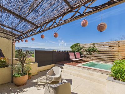 Beautiful 6 bedroom Village House for sale with panoramic view in Pourrieres, Provence Alpes Cote d'Azur