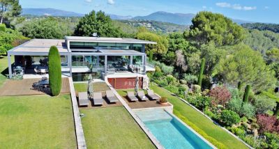 Luxury 6 bedroom Villa for sale with panoramic and sea views in Biot, Provence Alpes Cote d'Azur