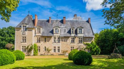 Beautiful 13 bedroom Chateau for sale with countryside view near Angers, Pays de la Loire