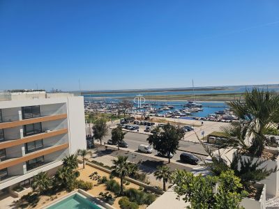 Frontline 2 bedroom Apartment for sale with lake or river view in Olhao, Algarve
