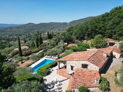 Authentic 7 bedroom House for sale with panoramic and countryside views in Seillans, Provence Alpes Cote d'Azur