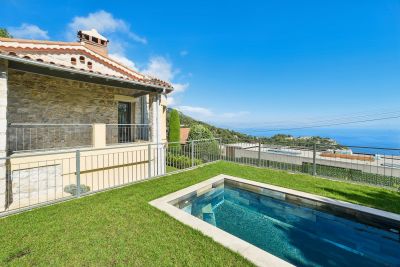 Immaculate 4 bedroom House for sale with sea view in La Turbie, Provence Alpes Cote d'Azur