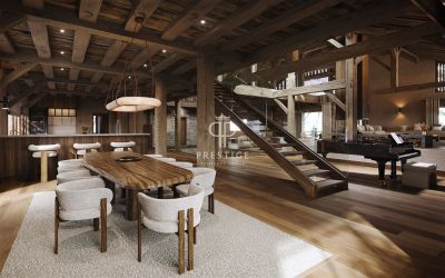 Character 7 bedroom Chalet for sale with panoramic view in Praz sur Arly, Megeve, Auvergne Rhone Alpes