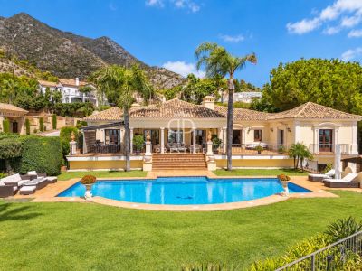 Wow factor 5 bedroom Villa for sale with sea and panoramic views in Sierra Blanca, Marbella, Andalucia