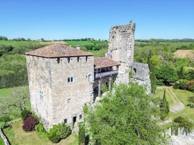 Unique 7 bedroom Chateau for sale with panoramic and countryside views in Agen, Nouvelle Aquitaine