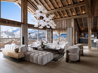 Project Land for sale with panoramic view in Megeve, Auvergne Rhone Alpes