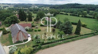 3 Renovated Country properties with 9 bedroom for sale with countryside views and Income Potential near Le Grand Bourg, Nouvelle Aquitaine