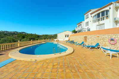 Bright 2 bedroom Villa with countryside and panoramic views in Les Fonts, Benitachell, Valencia