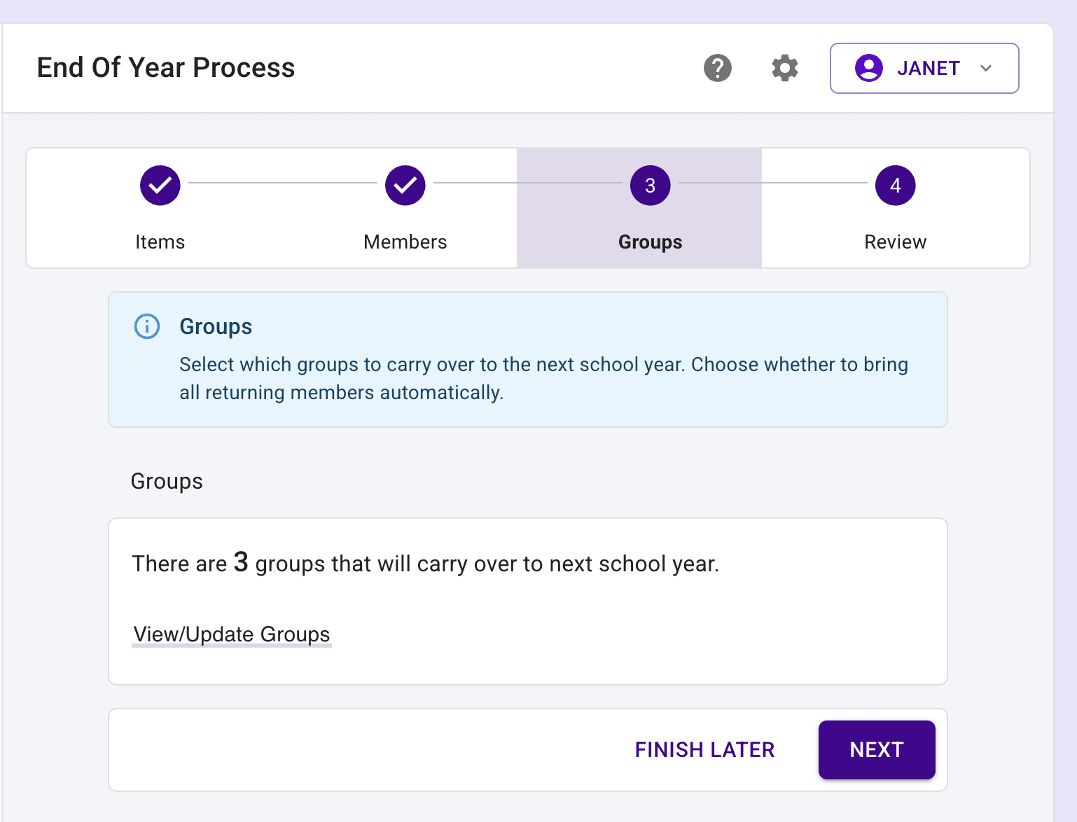 End of Year Process Step 3.